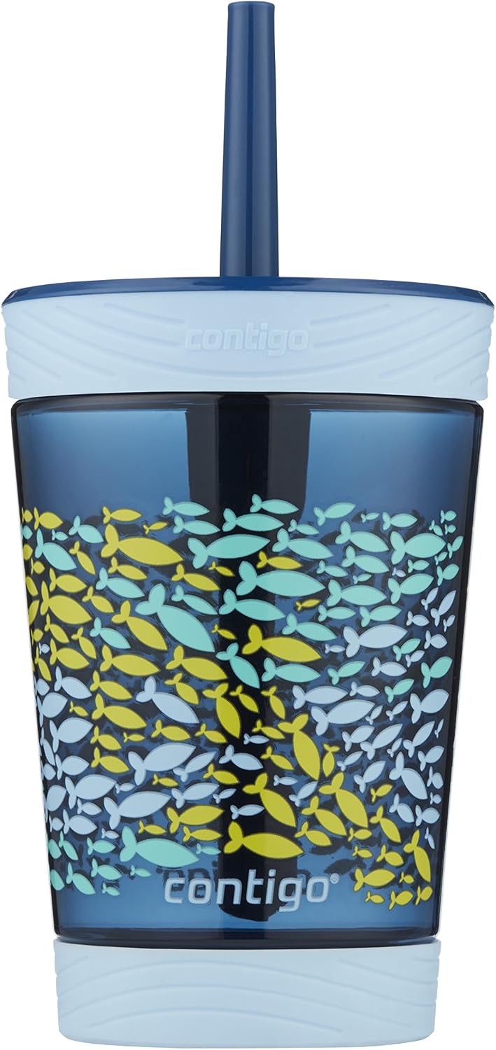 Contigo Kids Spill-Proof Tumbler with Straw, 14 oz